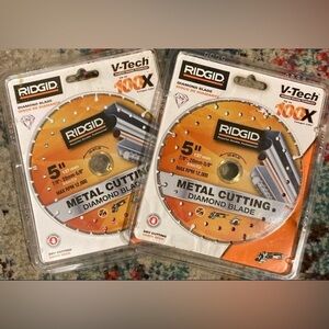 RIDGID 5" Metal Cutting Diamond Blades - 2ct